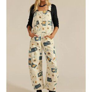 We The Free Good Luck Printed Overalls Color Tarot Convo